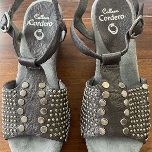 Colleen Cordero Black Studded Women's Sandals